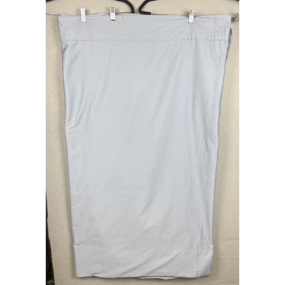 Lauren Ralph Lauren Blue Grey King Sheet Set- Fitted and Flat Sheet 108x96